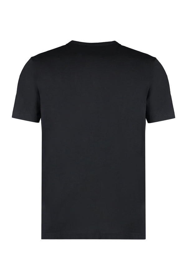T-shirt girocollo in cotone-1